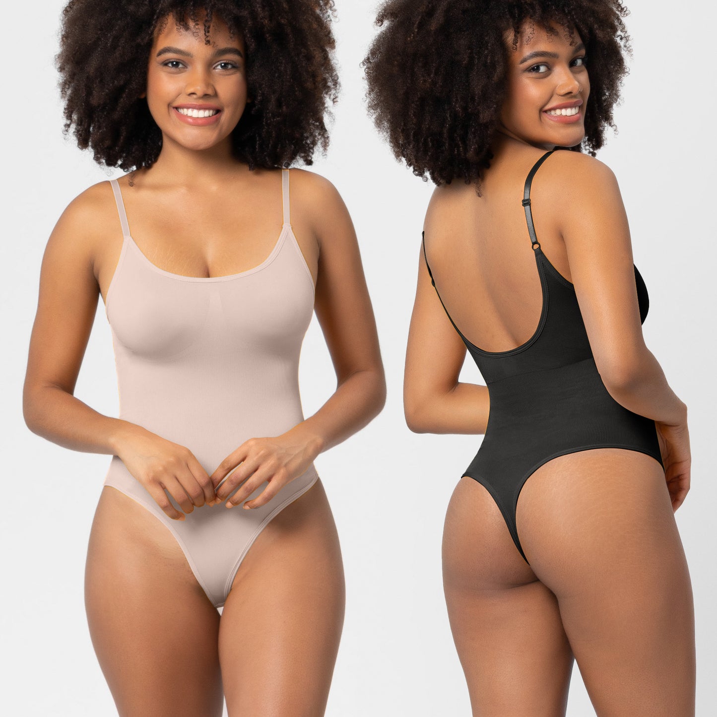 Plus Size Bodysuit Seamless One-piece Shapewear Women Tight Corset Underwear Jumpsuit Tank Top Thong Bodysuit