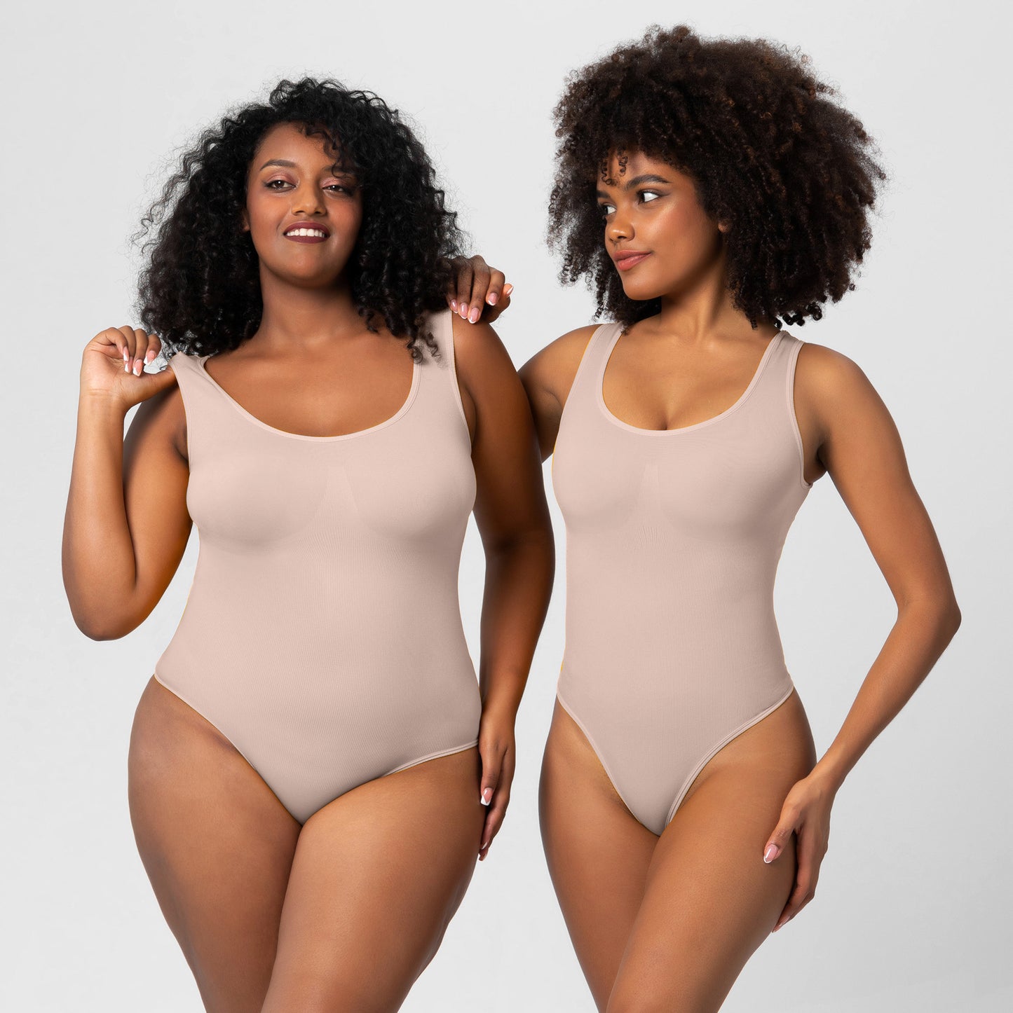 Plus Size Bodysuit Seamless One-piece Shapewear Women Tight Corset Underwear Jumpsuit Tank Top Thong Bodysuit