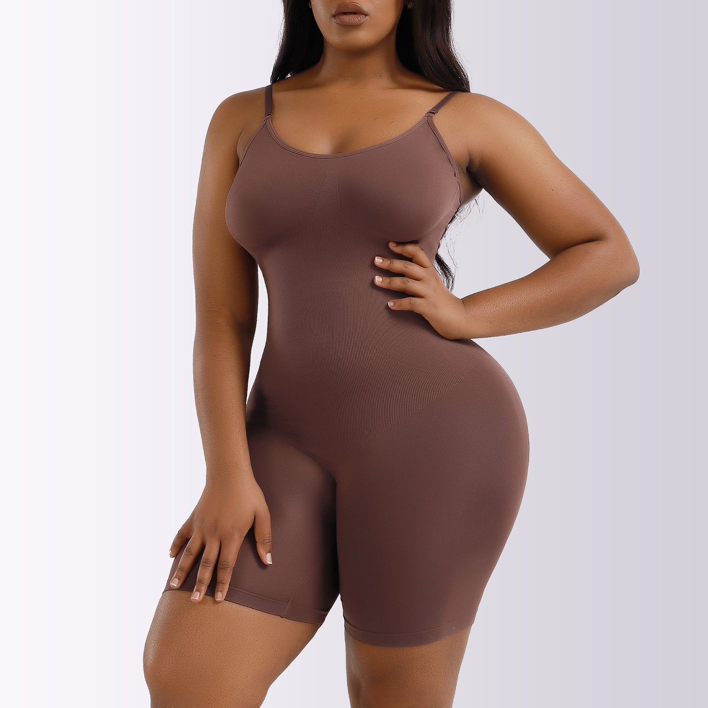 Plus Size Bodysuit Women Seamless One-piece Shapewear Bodysuit Adjustable Underwear Jumpsuit