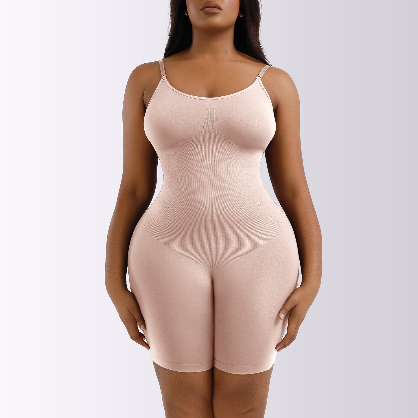 Plus Size Bodysuit Women Seamless One-piece Shapewear Bodysuit Adjustable Underwear Jumpsuit