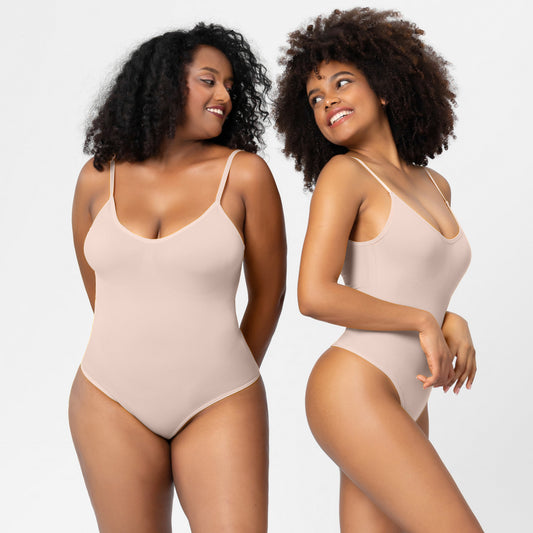 Plus Size Bodysuit Seamless One-piece Shapewear Women Tight Corset Underwear Jumpsuit Tank Top Thong Bodysuit