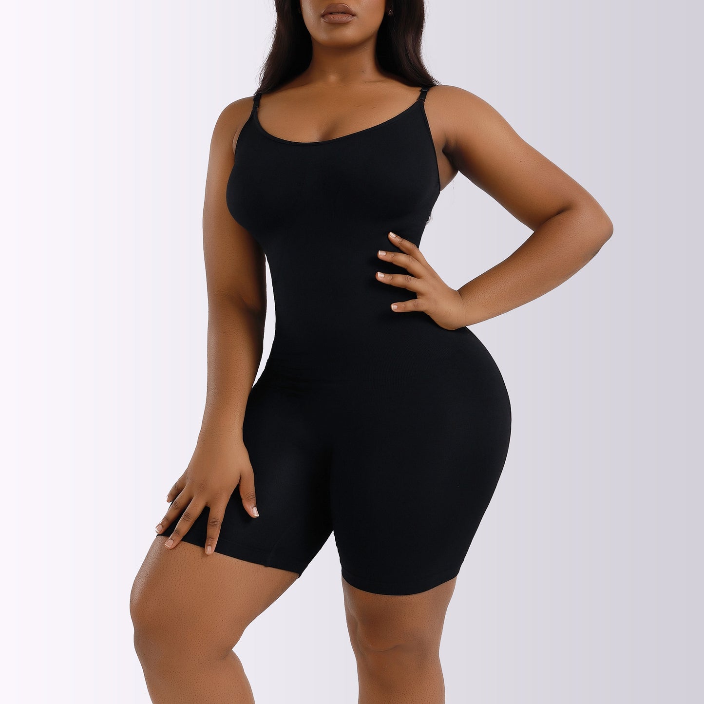 Plus Size Bodysuit Women Seamless One-piece Shapewear Bodysuit Adjustable Underwear Jumpsuit