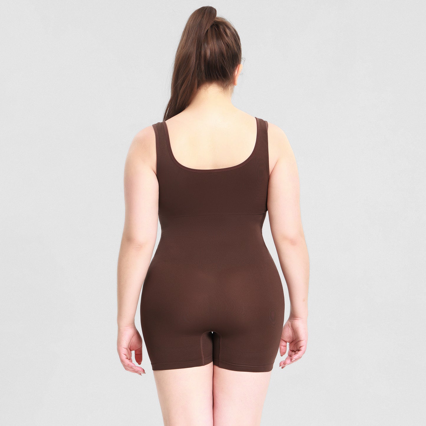Plus Size Bodysuit Women Tights Fitting One-piece Bodysuit Shapewear Body Hugging Vest Underwear