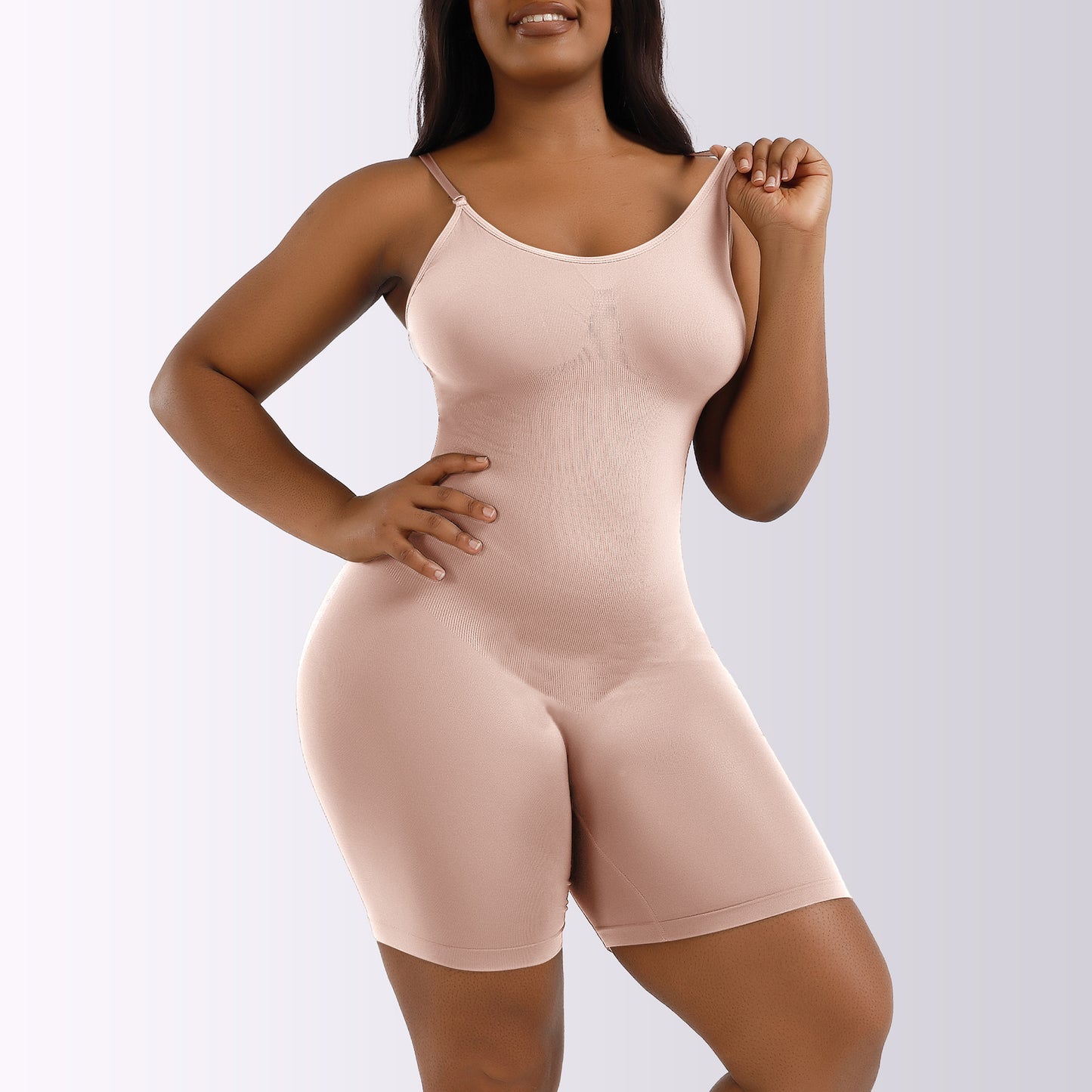 Plus Size Bodysuit Women Seamless One-piece Shapewear Bodysuit Adjustable Underwear Jumpsuit