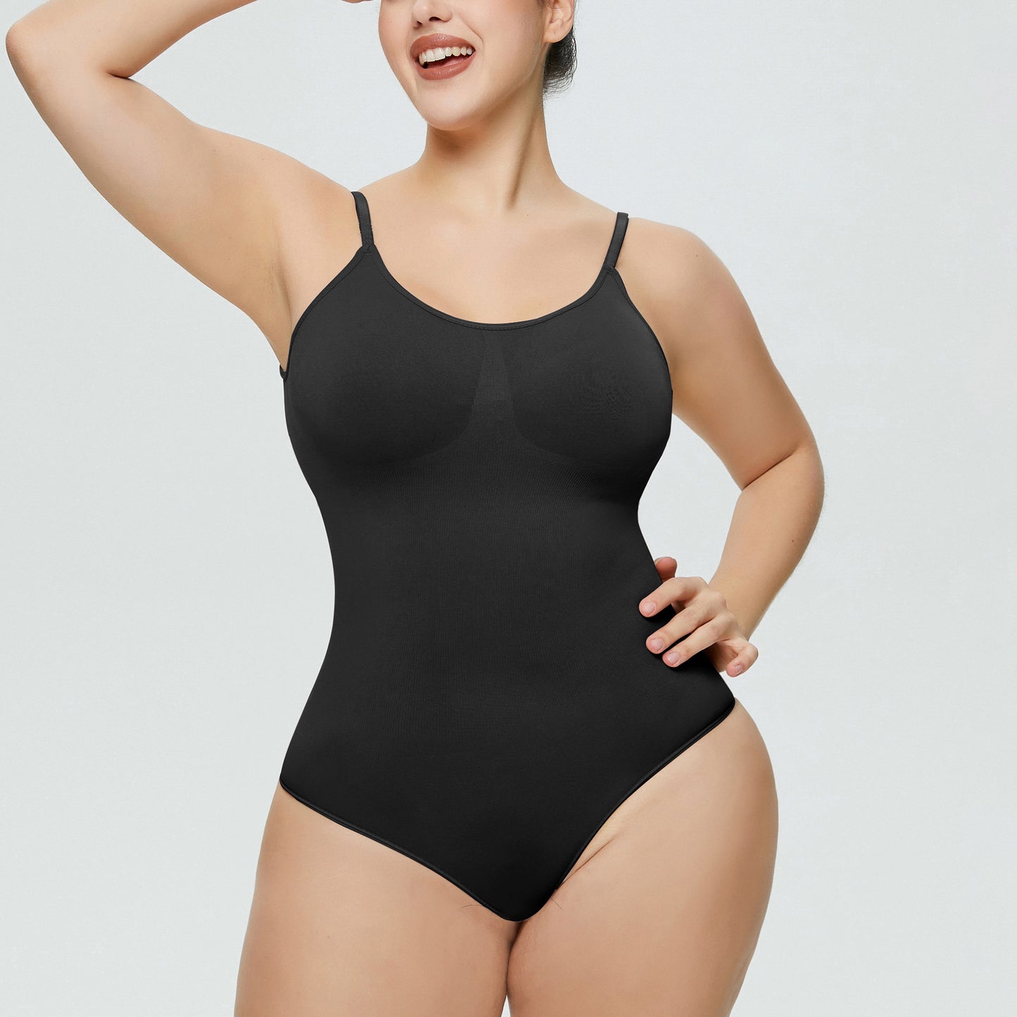 Plus Size Bodysuit Seamless One-piece Shapewear Women Tight Corset Underwear Jumpsuit Tank Top Thong Bodysuit