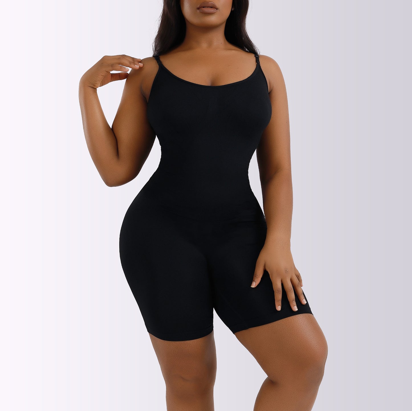 Plus Size Bodysuit Women Seamless One-piece Shapewear Bodysuit Adjustable Underwear Jumpsuit