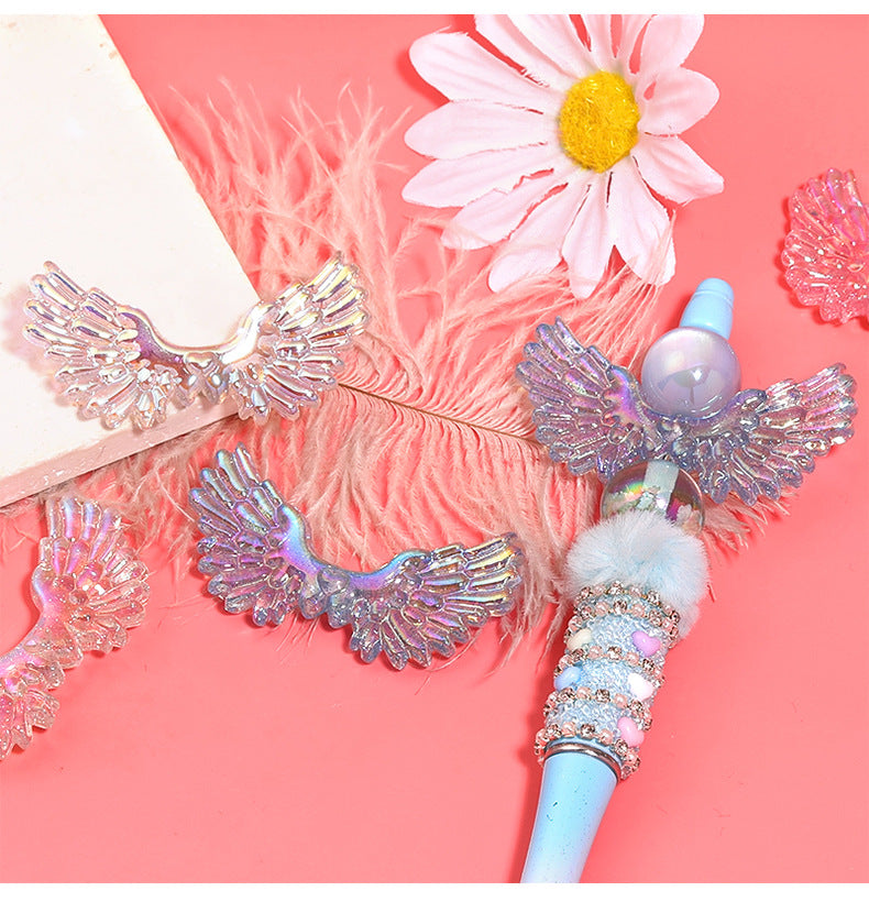 Bead Wings Accessories Handmade DIY Cream Glue Acrylic Headwear Hairclip Accessories Beaded Beads