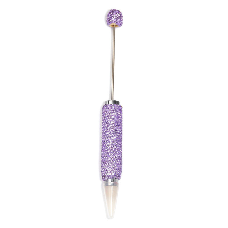 Bead Pen Dot Diamond Ceramic Clay Bead Pen Solid Color Water Diamond Cute Grain Pen Fine Sparkling Full Diamond Bead Pen