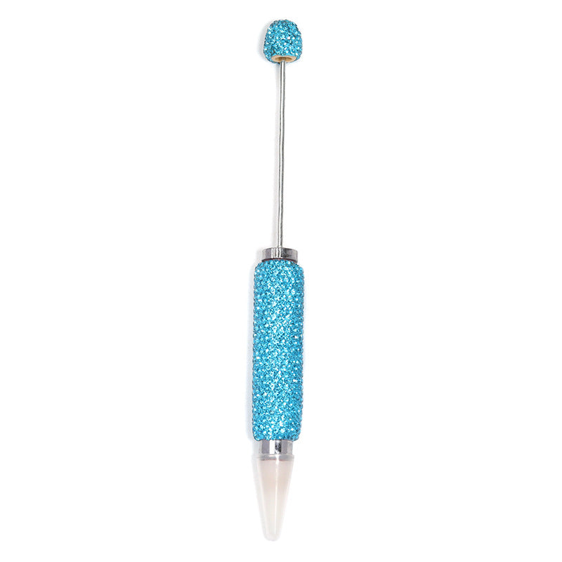 Bead Pen Dot Diamond Ceramic Clay Bead Pen Solid Color Water Diamond Cute Grain Pen Fine Sparkling Full Diamond Bead Pen