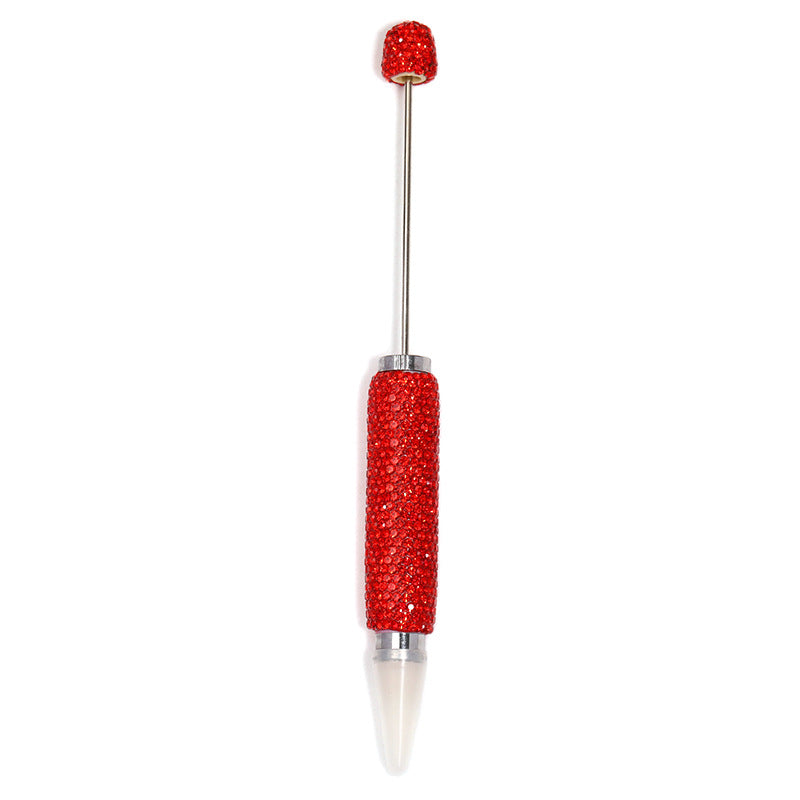 Bead Pen Dot Diamond Ceramic Clay Bead Pen Solid Color Water Diamond Cute Grain Pen Fine Sparkling Full Diamond Bead Pen