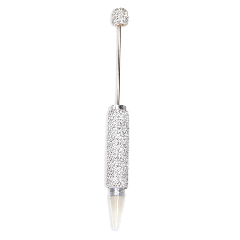 Bead Pen Dot Diamond Ceramic Clay Bead Pen Solid Color Water Diamond Cute Grain Pen Fine Sparkling Full Diamond Bead Pen