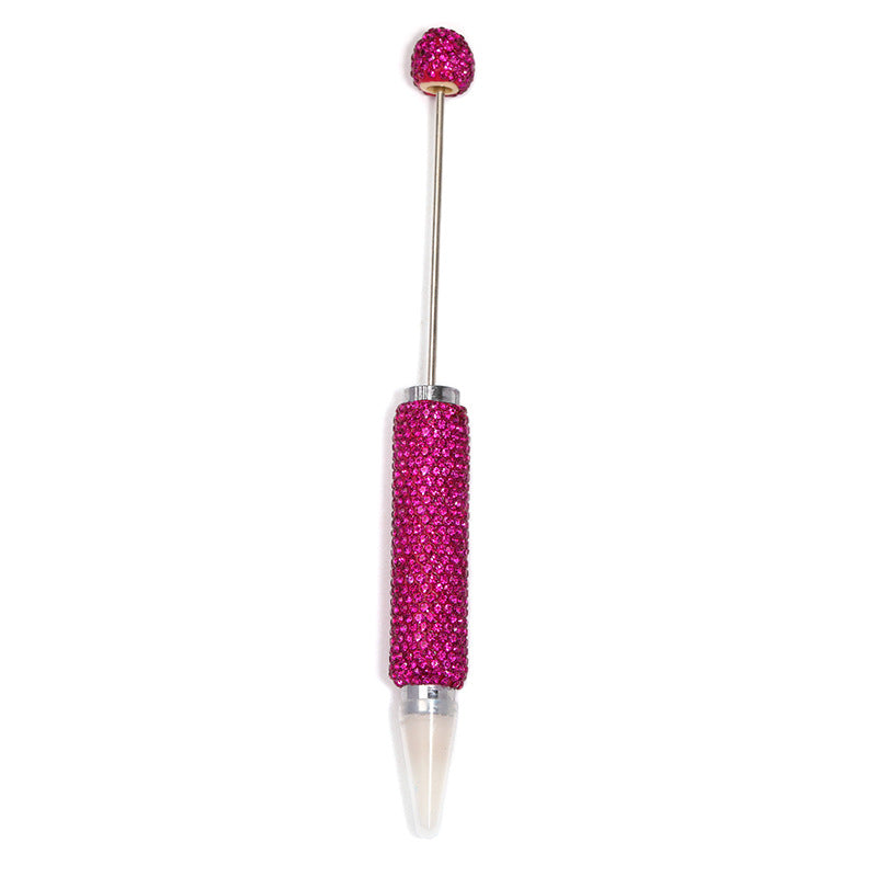 Bead Pen Dot Diamond Ceramic Clay Bead Pen Solid Color Water Diamond Cute Grain Pen Fine Sparkling Full Diamond Bead Pen