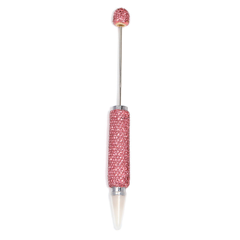 Bead Pen Dot Diamond Ceramic Clay Bead Pen Solid Color Water Diamond Cute Grain Pen Fine Sparkling Full Diamond Bead Pen