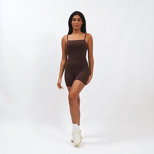 Women Jumpsuit Hip Lifting Tight Fitting One-piece Yoga Suit Quick Drying Sports Fitness Jumpsuit